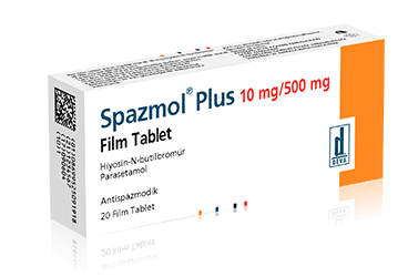 SPAZMOL PLUS 10 MG/500 MG FILM TABLET (20 TABLET)
